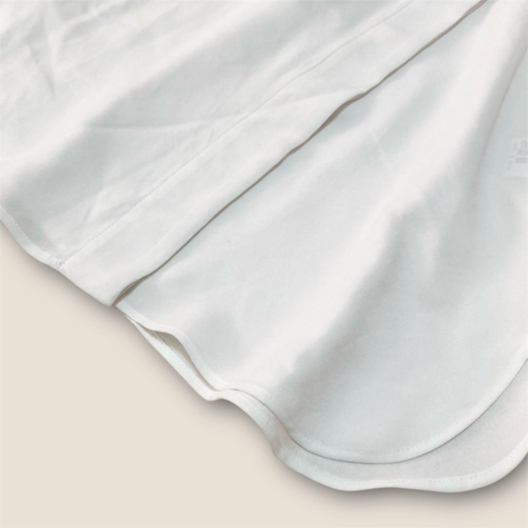 [美品]VERMEIL par iena バックサテンケープブラウス イエナ