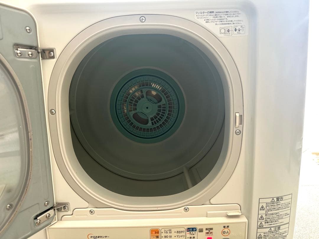 TOSHIBA 電気式乾燥機 ホワイト　ED-60C(新品フィルター付き)