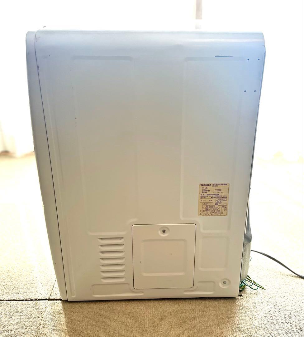 TOSHIBA 電気式乾燥機 ホワイト　ED-60C(新品フィルター付き)