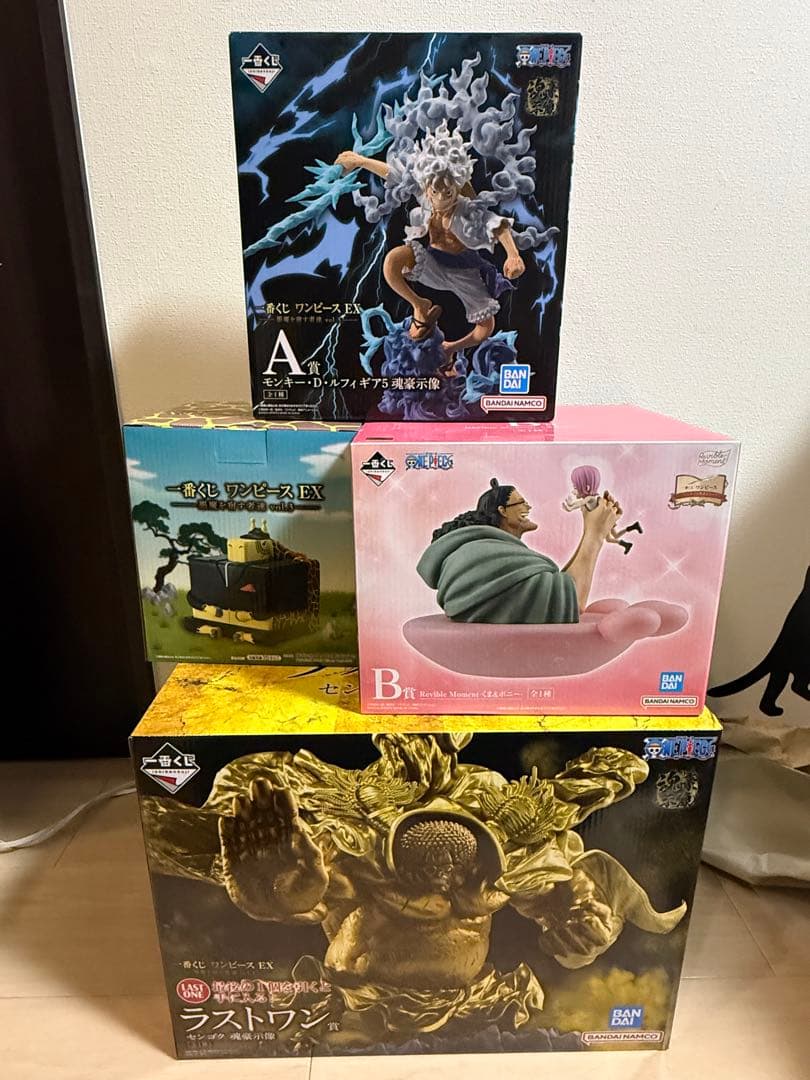 ワンピース 一番くじ EX センゴク ルフィ その他 セット販売