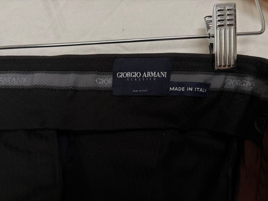 パンツ Giorgio Armani Pure Wool Wide Slacks