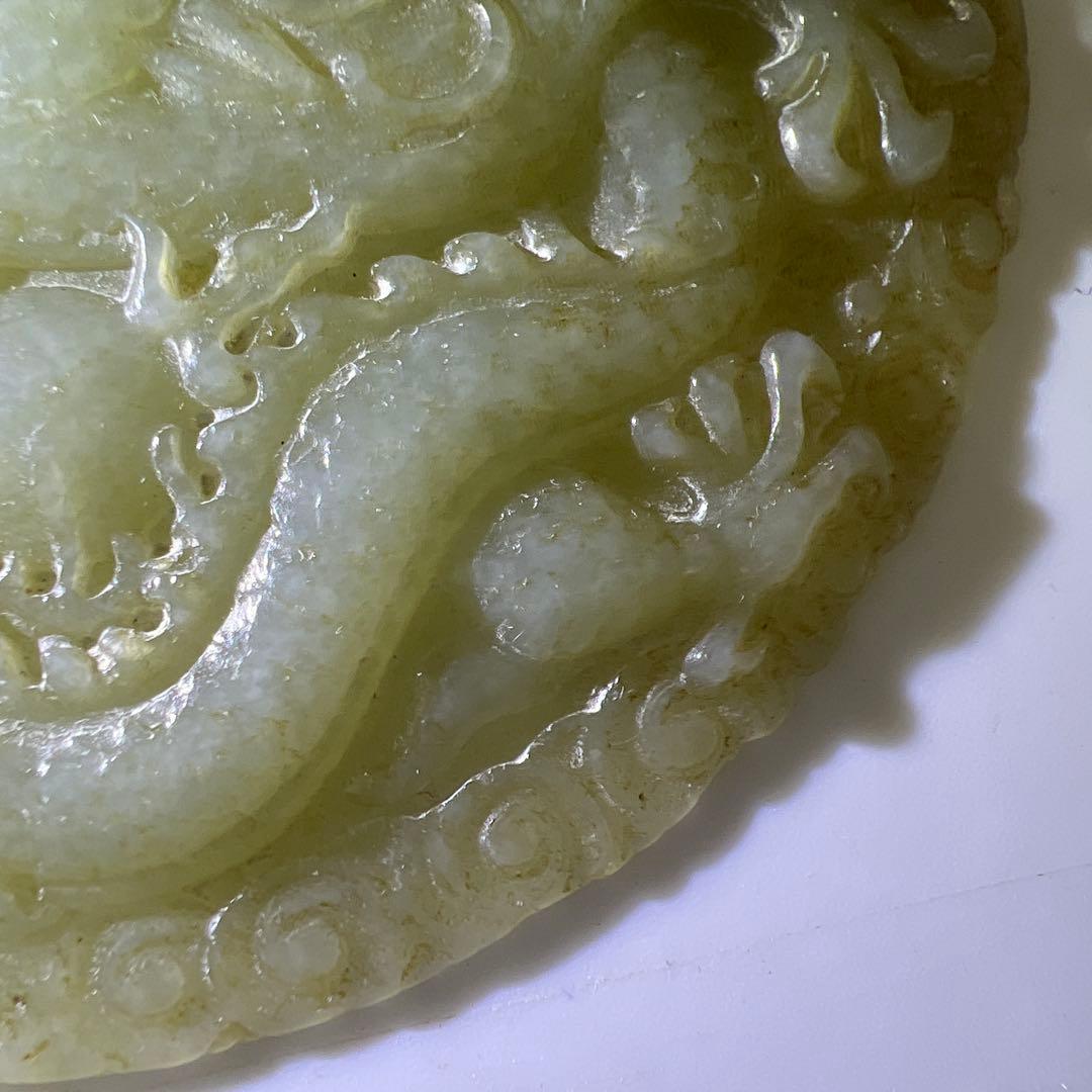 白砡　彫刻　直径約9㎝　75g 東Y7-1020☆2Fタサオ