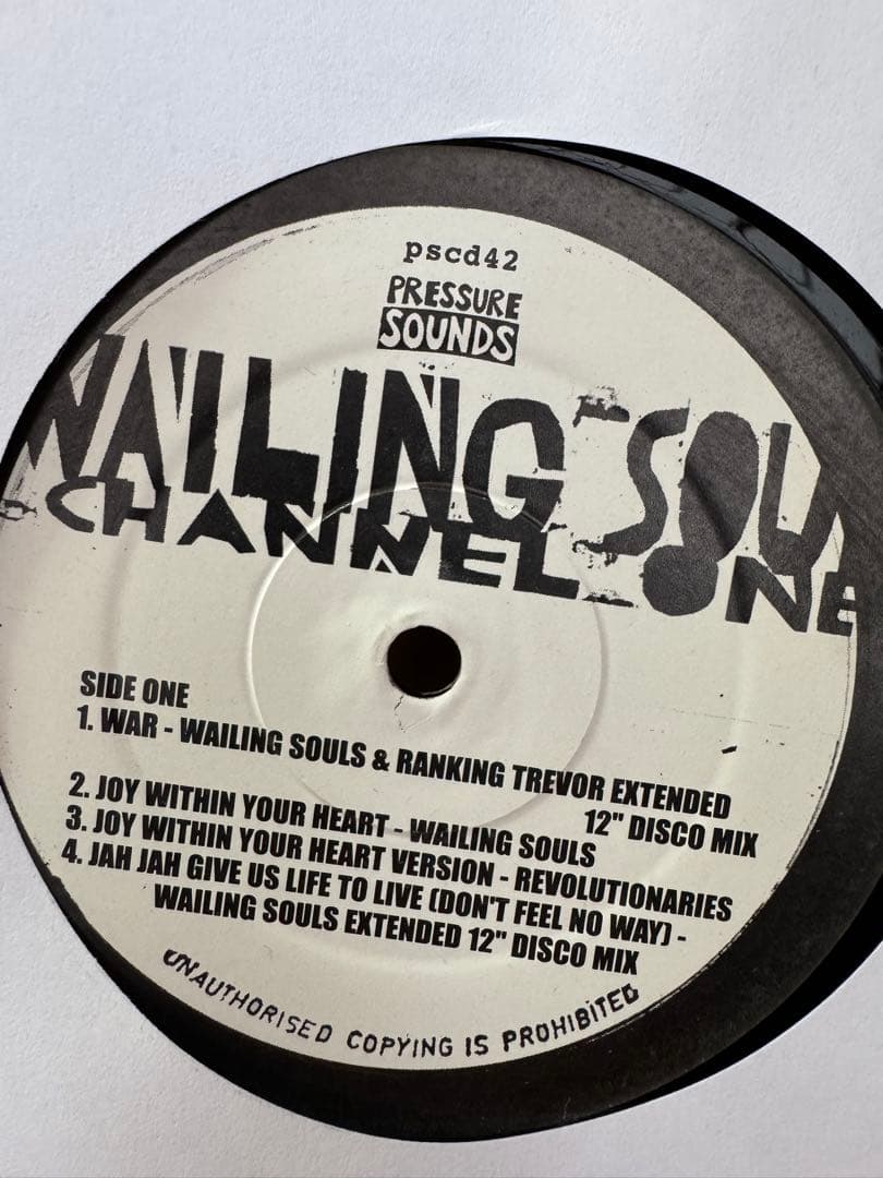 Wailing Souls At Channel One レゲエ2LP
