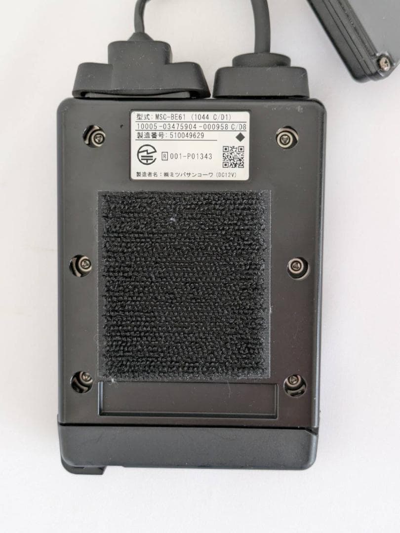 バイク 二輪用 ETC車載器 MSC-BE61 通電確認済み ジャンク扱い