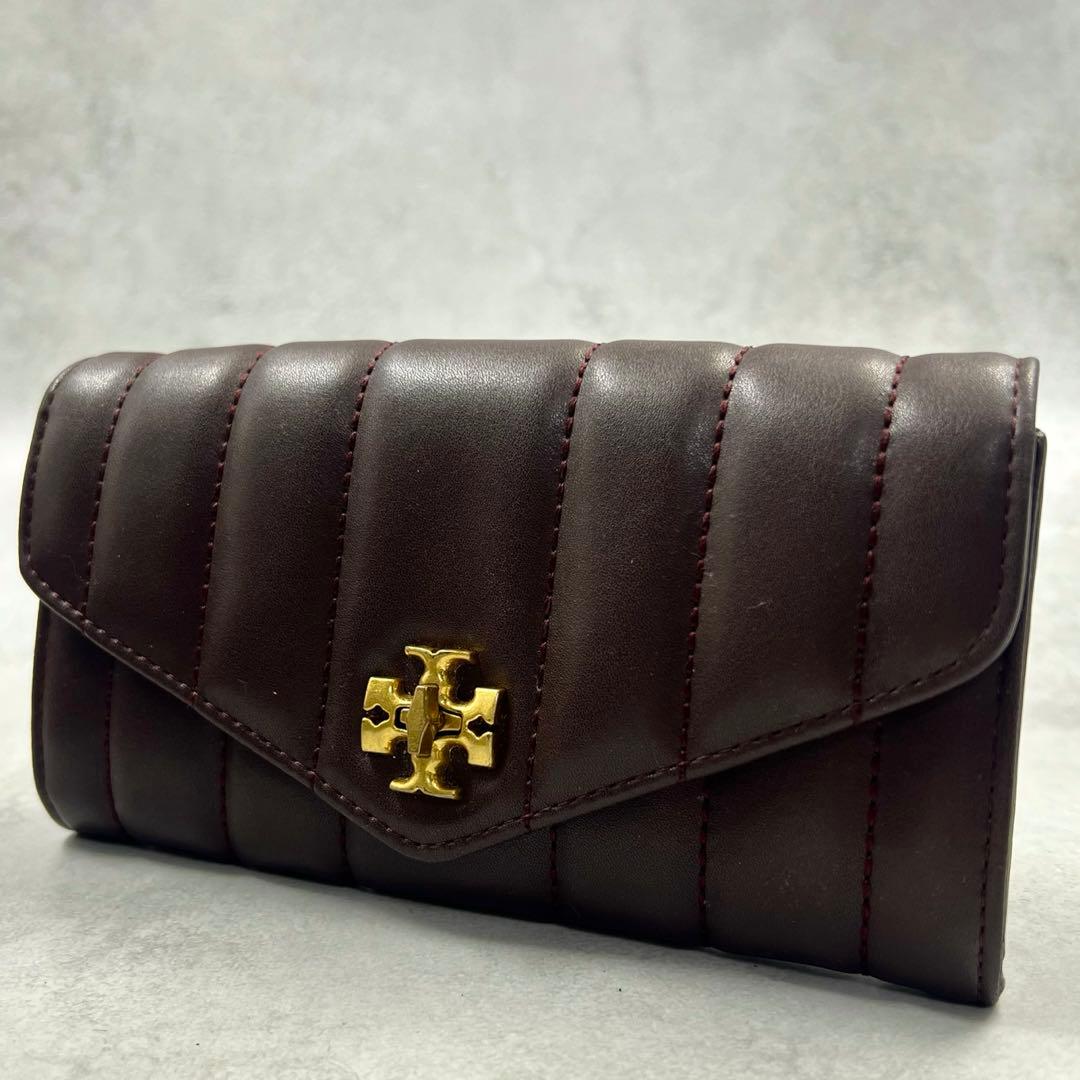 専用　TORY BURCH ターンロック ブラウン 長財布 8194