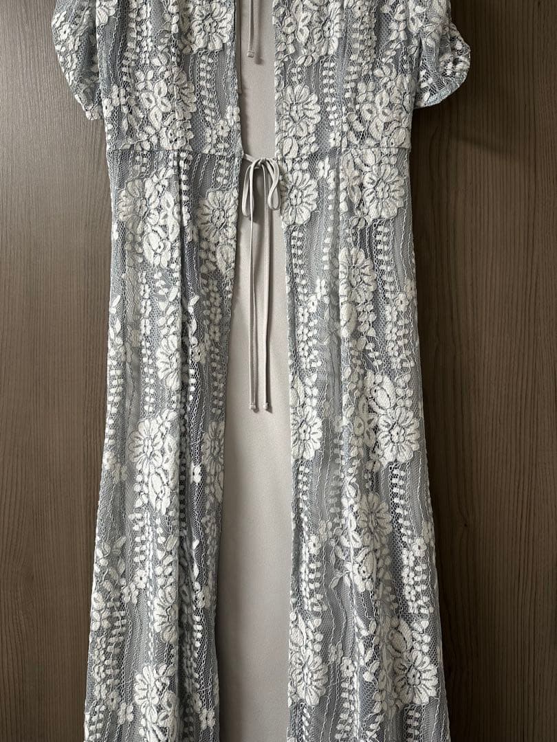 kaene レースエプロン ワンピース