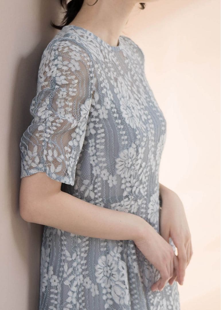 kaene レースエプロン ワンピース