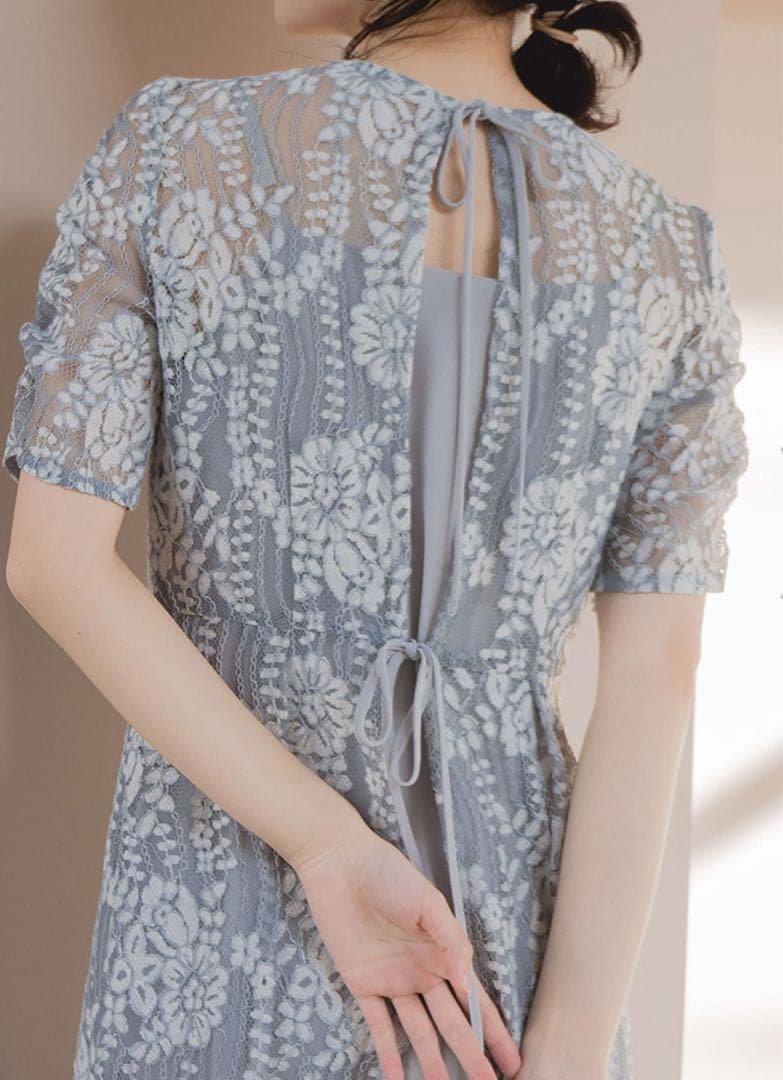 kaene レースエプロン ワンピース