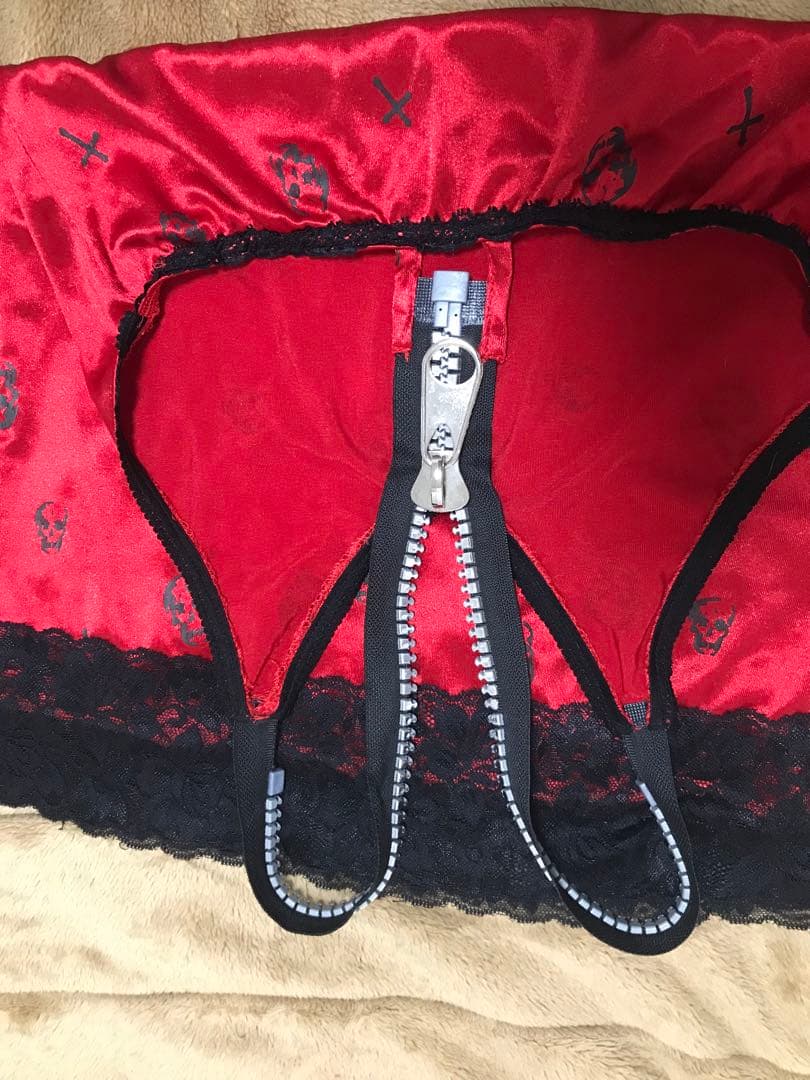 GLAVIL ジップアップ スカルキャミソール 平成ギャル 激レア