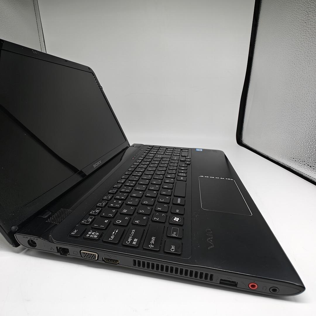 【VAIO】SVE 高速i7 新品SSD256GB 8GB ブラックノートPC