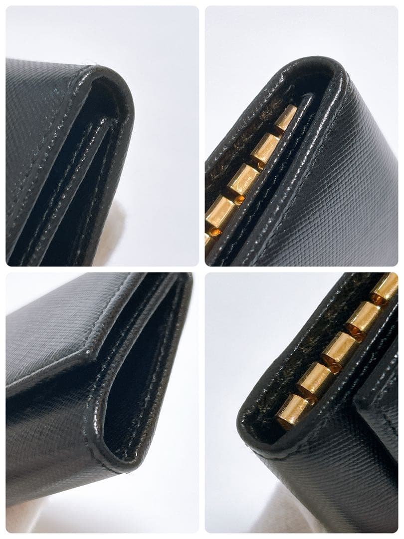 新品未使用✨プラダ キーケース 6連 サフィアーノ 三角ロゴ ゴールド