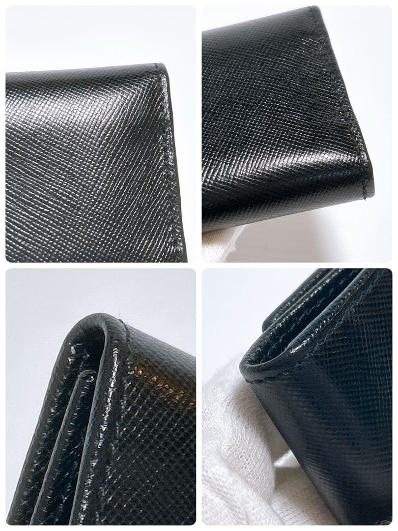 新品未使用✨プラダ キーケース 6連 サフィアーノ 三角ロゴ ゴールド