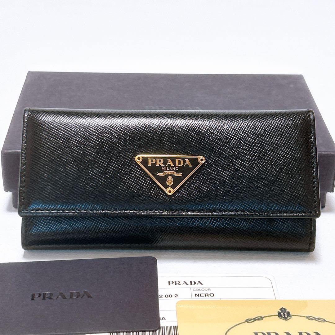 新品未使用✨プラダ キーケース 6連 サフィアーノ 三角ロゴ ゴールド