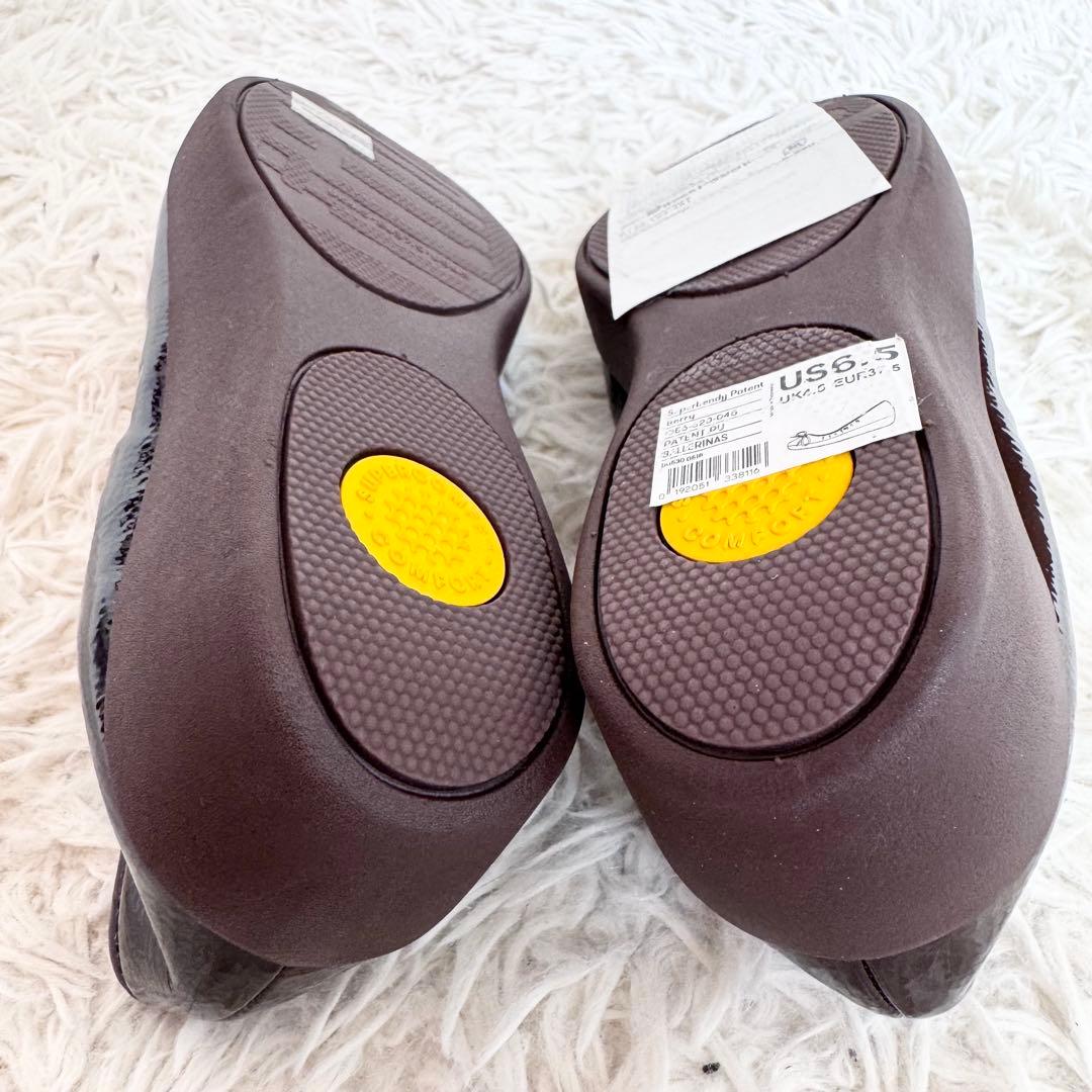 【新品未使用】fitflop エナメル パンプス コンフォートシューズ リボン