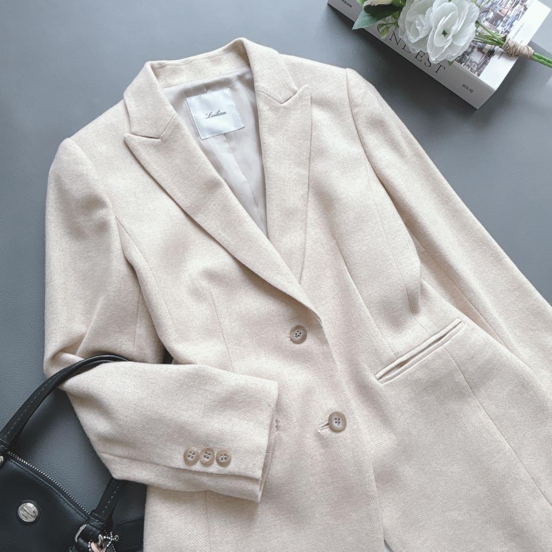 美品♡Leilian カシミヤ シルク ジャケット レリアン 現行タグ