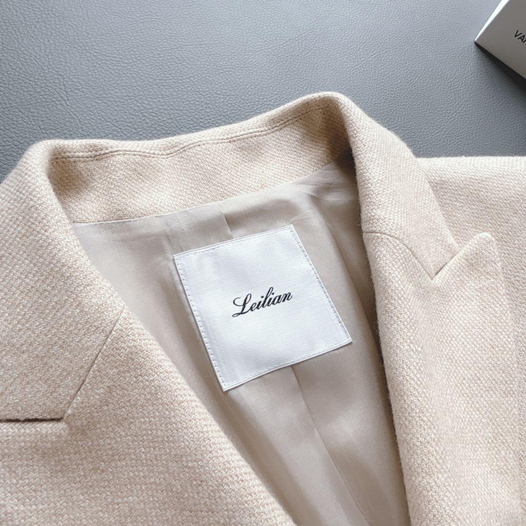 美品♡Leilian カシミヤ シルク ジャケット レリアン 現行タグ