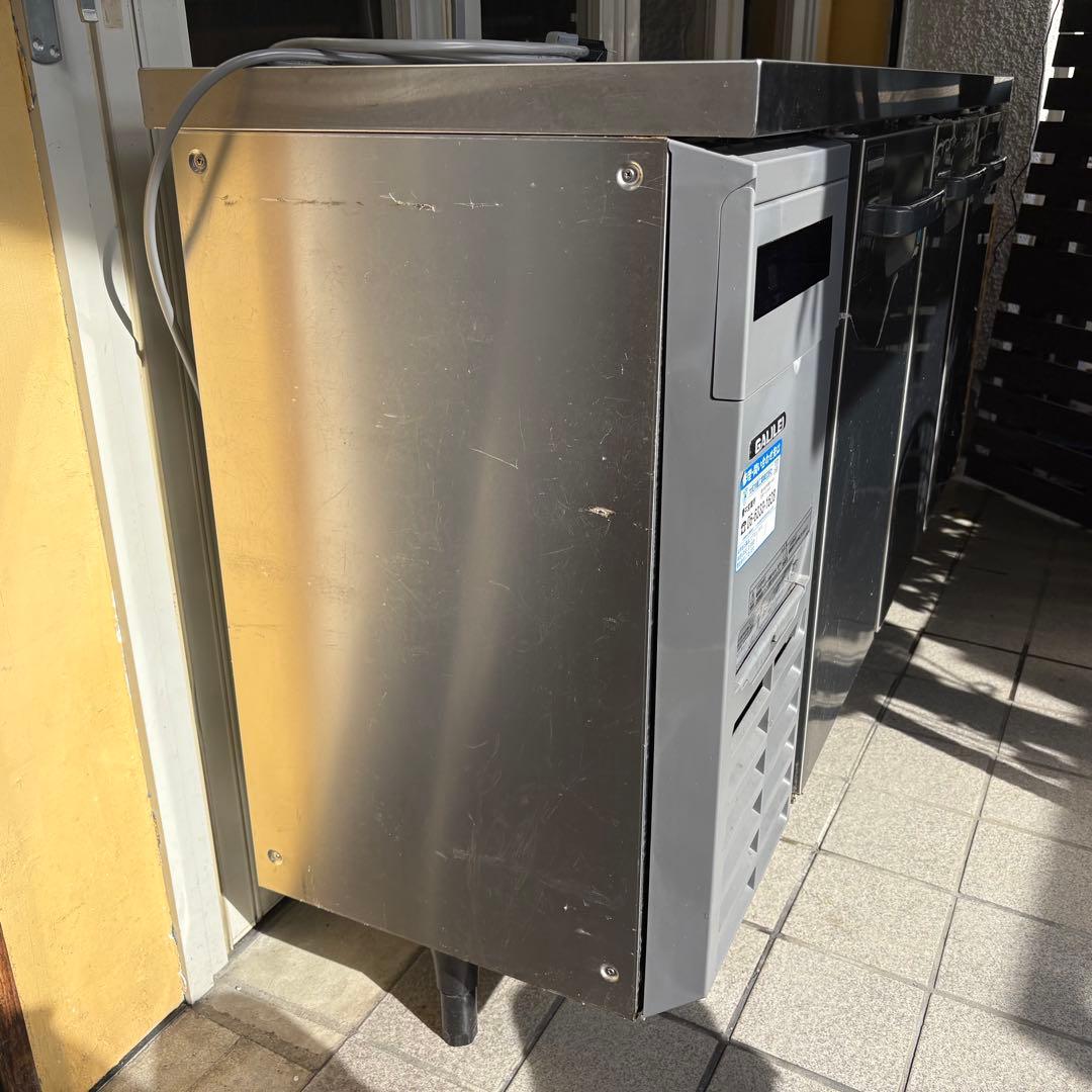 山崎　冷凍冷蔵庫 LCU-151PE-E 100V 訳あり 2021年式