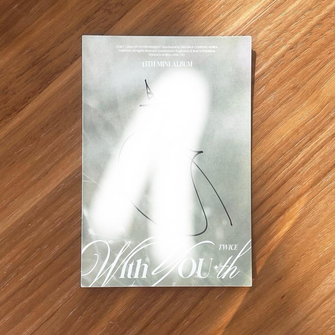 Twice ミナ With You-thサイン入りポストカード　アメリカ限定
