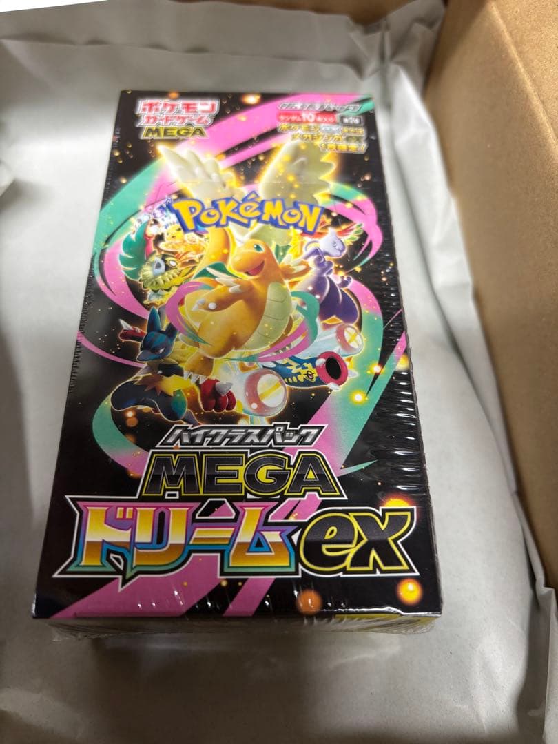 新品未開封未使用シュリンク付ポケモンカードMEGA ドリームEX 1BOX