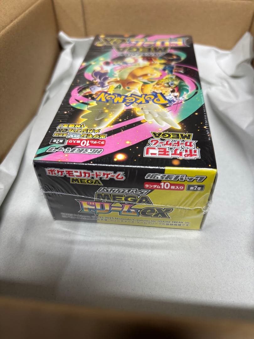 新品未開封未使用シュリンク付ポケモンカードMEGA ドリームEX 1BOX