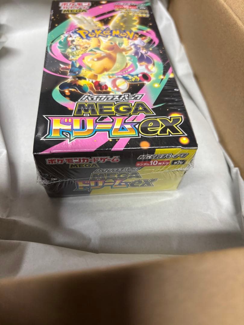 新品未開封未使用シュリンク付ポケモンカードMEGA ドリームEX 1BOX