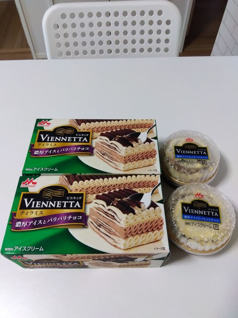 Viennetta ヴィエネッタ ティラミス味 2箱+カップ2個