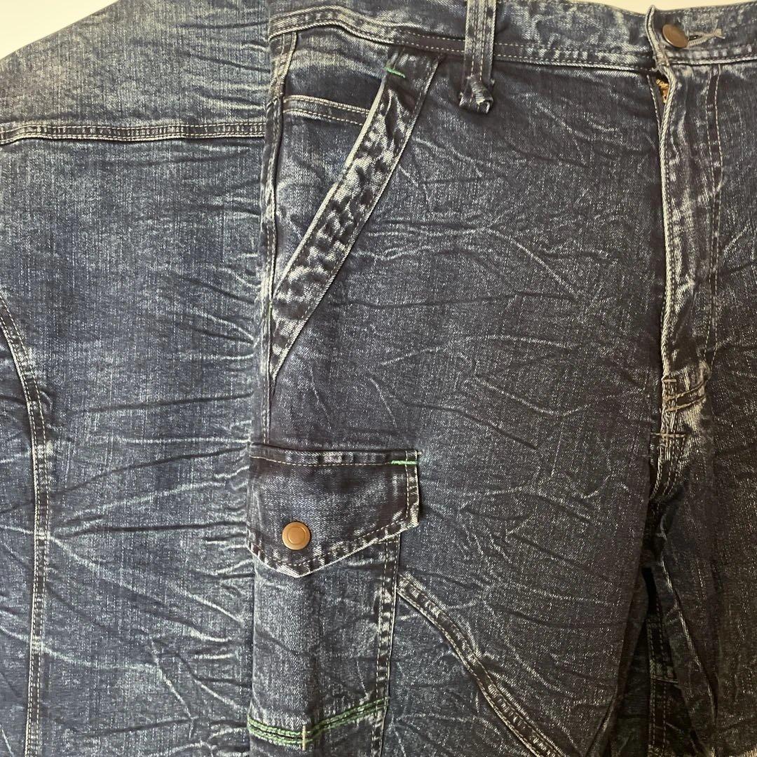 寅壱　デニム長袖ブルゾンワークパンツ　上下セット　作業服　セットアップ　作業服