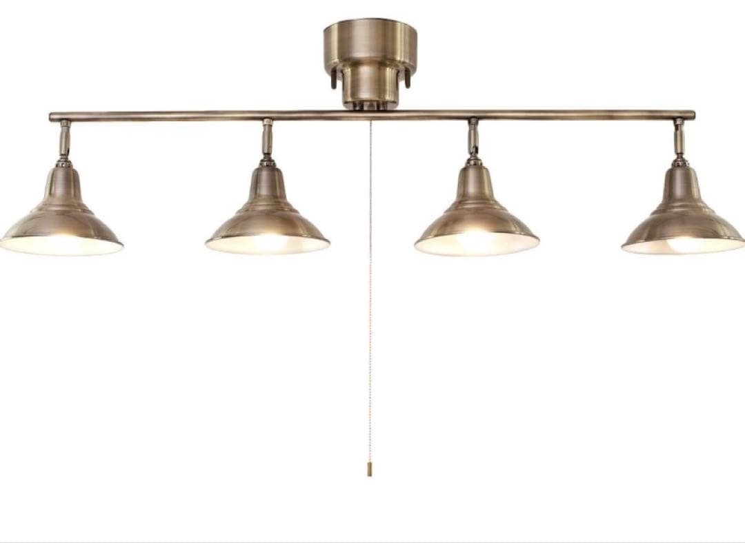 Ampoule シーリングライト レトロ 4灯 照明 おしゃれ 8畳