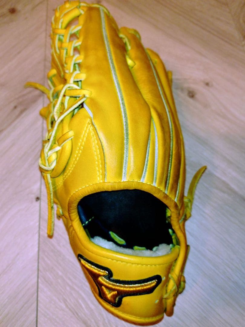 MizunoPro 軟式グローブ イエロー