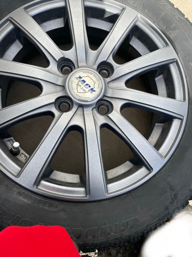 155/65R14 ブリヂストンタイヤ　 ホイール付き 4本セット×2組