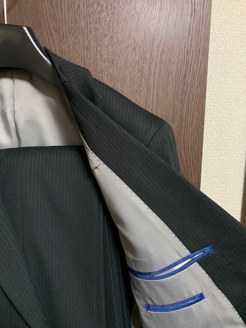 A7新品未使用！超快適ストレッチ2パンツスーツ！ウォッシャブル！ブラック！極小訳