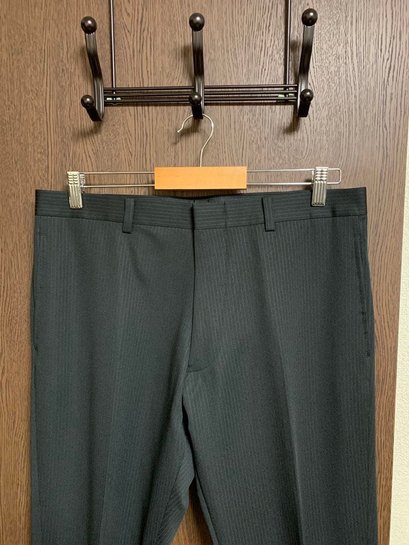 A7新品未使用！超快適ストレッチ2パンツスーツ！ウォッシャブル！ブラック！極小訳