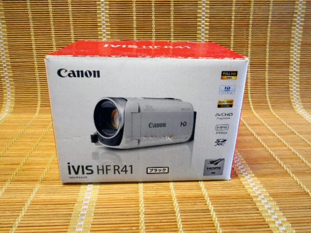 美品★キャノン　HDビデオカメラ　iVIS HF R41　予備バッテリー付