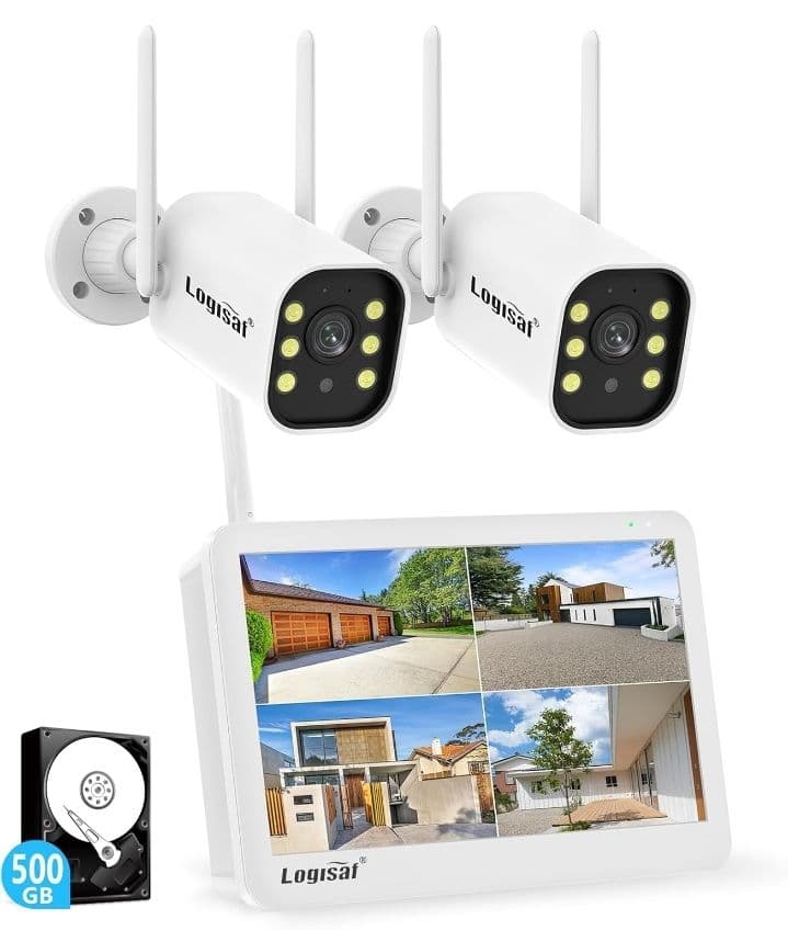 ★最安値　防犯カメラ　室内屋外　モニター付き★新品未使用