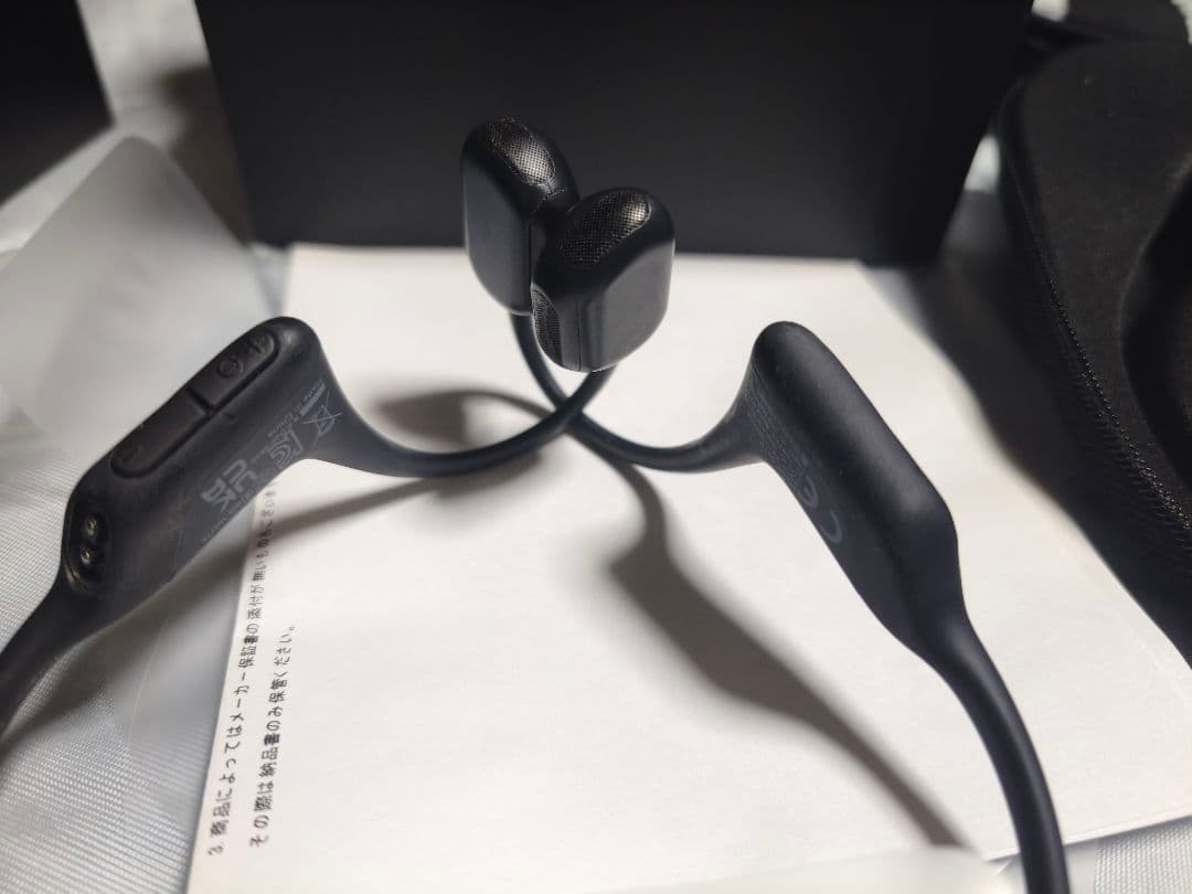 SHOKZ OpenRun Pro 骨伝導イヤホン ブラック