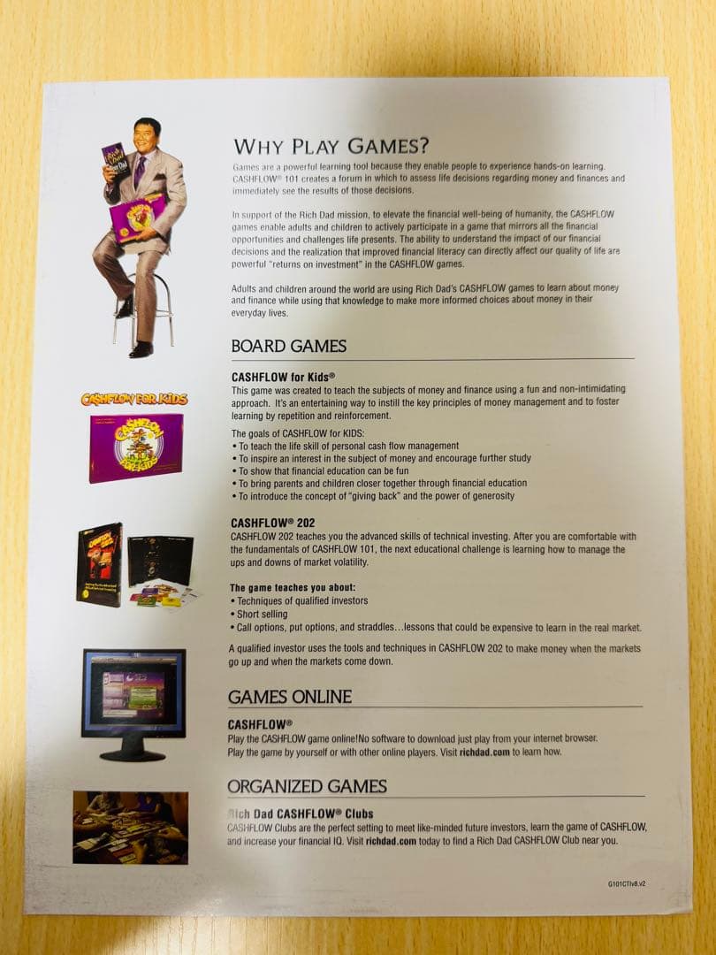 【美品】CASHFLOW 101 英語版 キャッシュフローゲーム