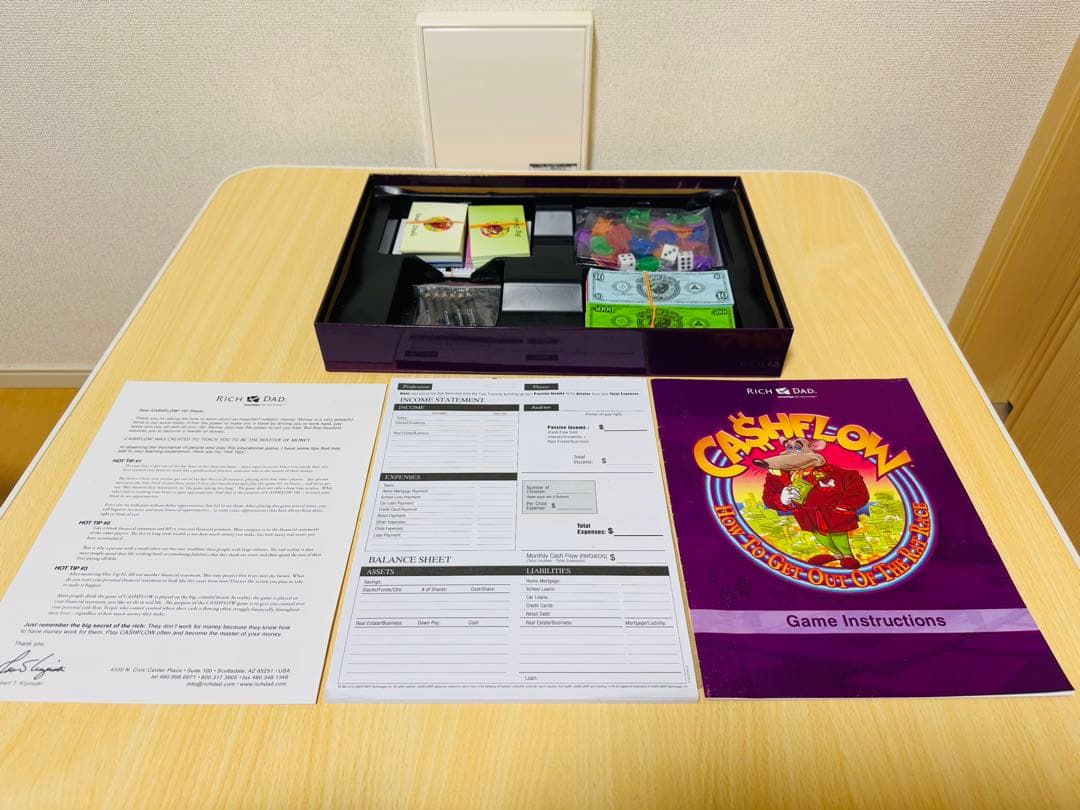 【美品】CASHFLOW 101 英語版 キャッシュフローゲーム