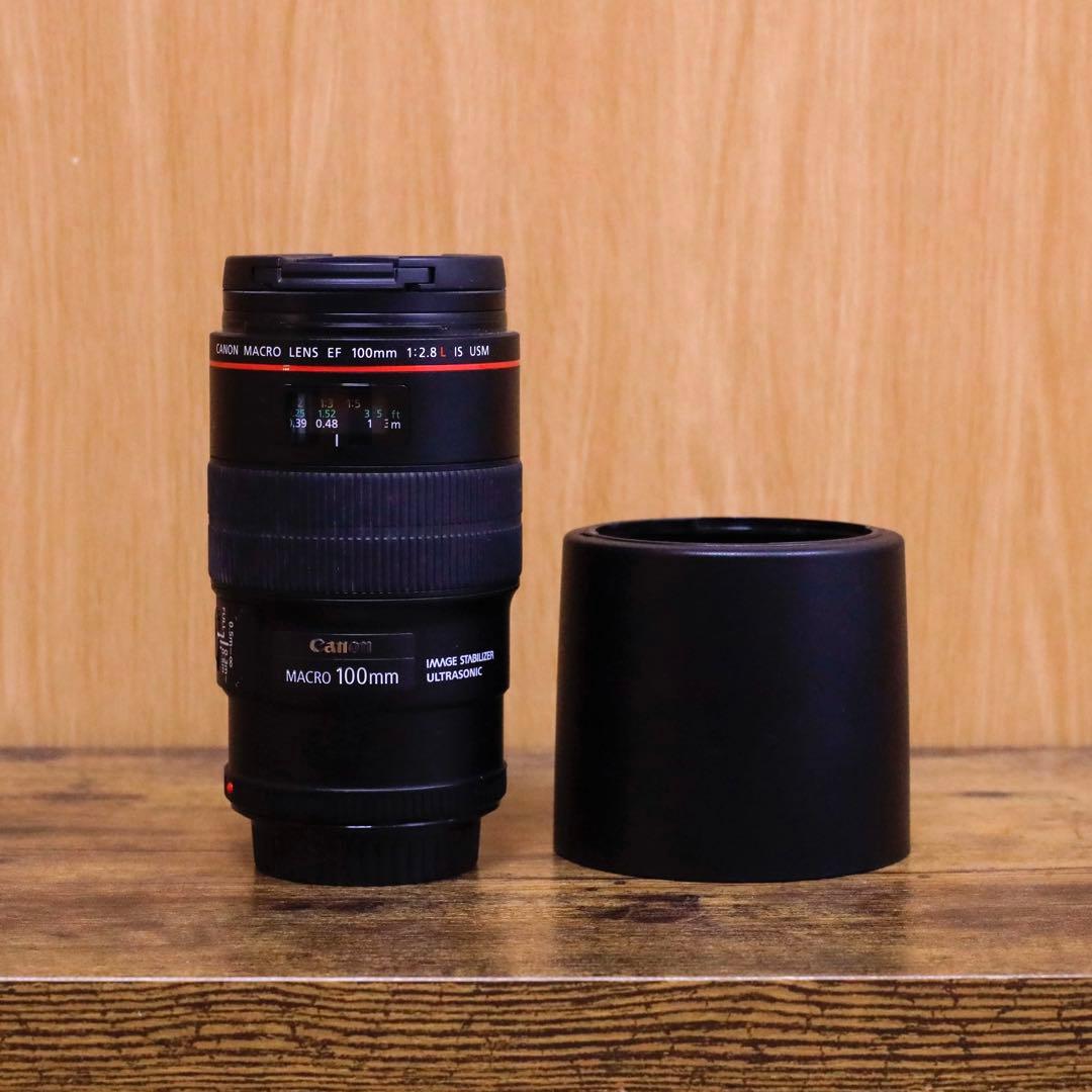 【美品】Canon キャノン ef100mm f2.8l マクロ is usm