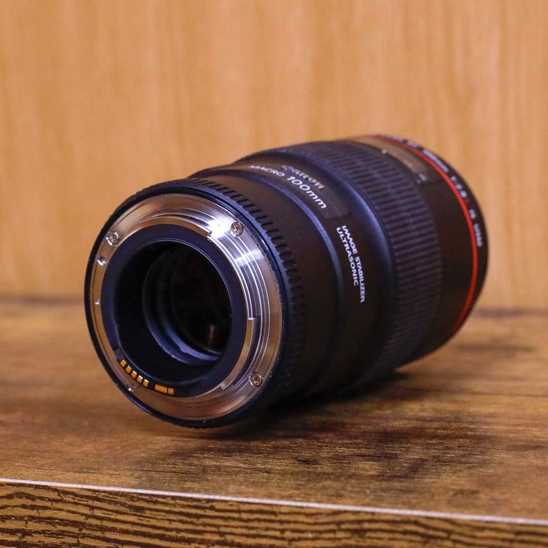 【美品】Canon キャノン ef100mm f2.8l マクロ is usm