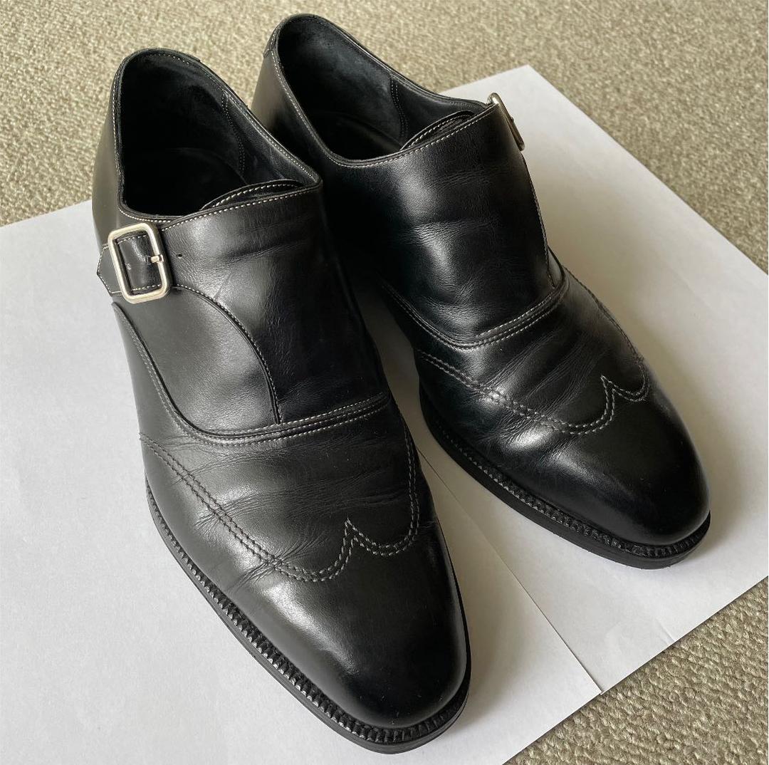 ENZO BONAFE エンツォボナフェ シングルモンク レザーシューズ