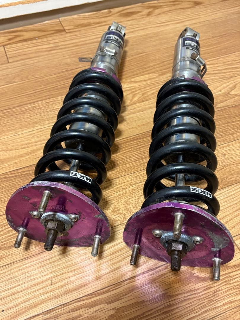 HKS 車高調 2本 抜け固着無し17クラウン チェイサー マークII クレスタ