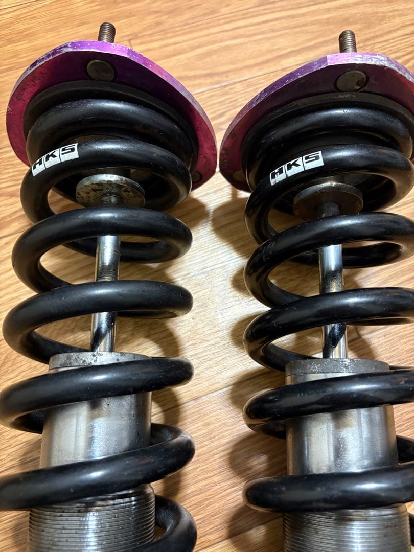 HKS 車高調 2本 抜け固着無し17クラウン チェイサー マークII クレスタ