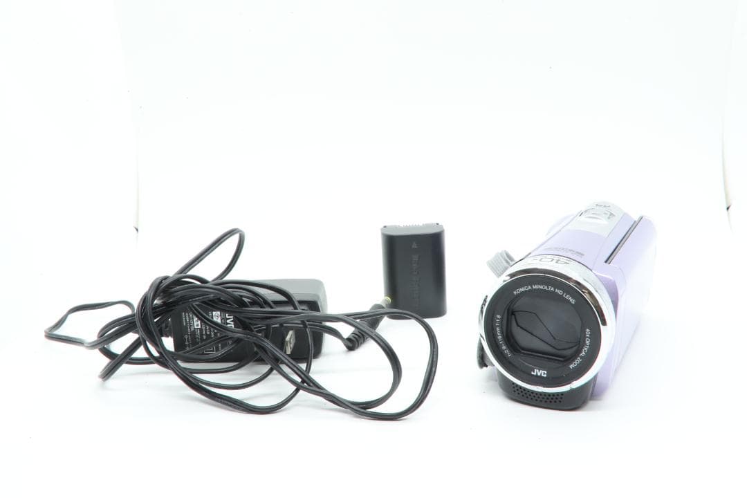【Q2206】 JVC GZ-HM33-V バイオレット 充電器付属