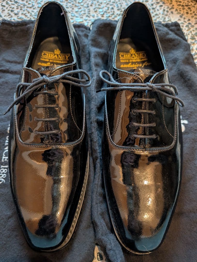 美品 JOSEPH CHEANEY × EDIFICE チーニー プレーントゥ