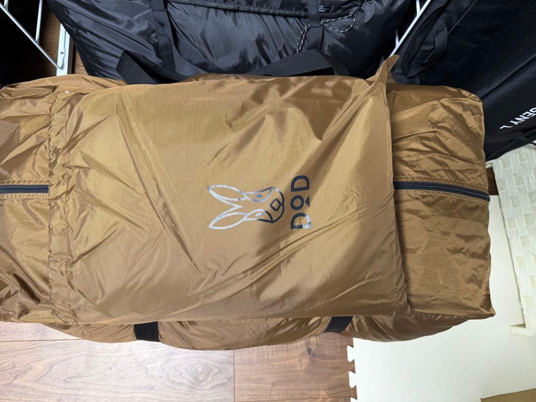 【美品（おまけ付き）】DOD タケノコテント2 タンカラー フルセット