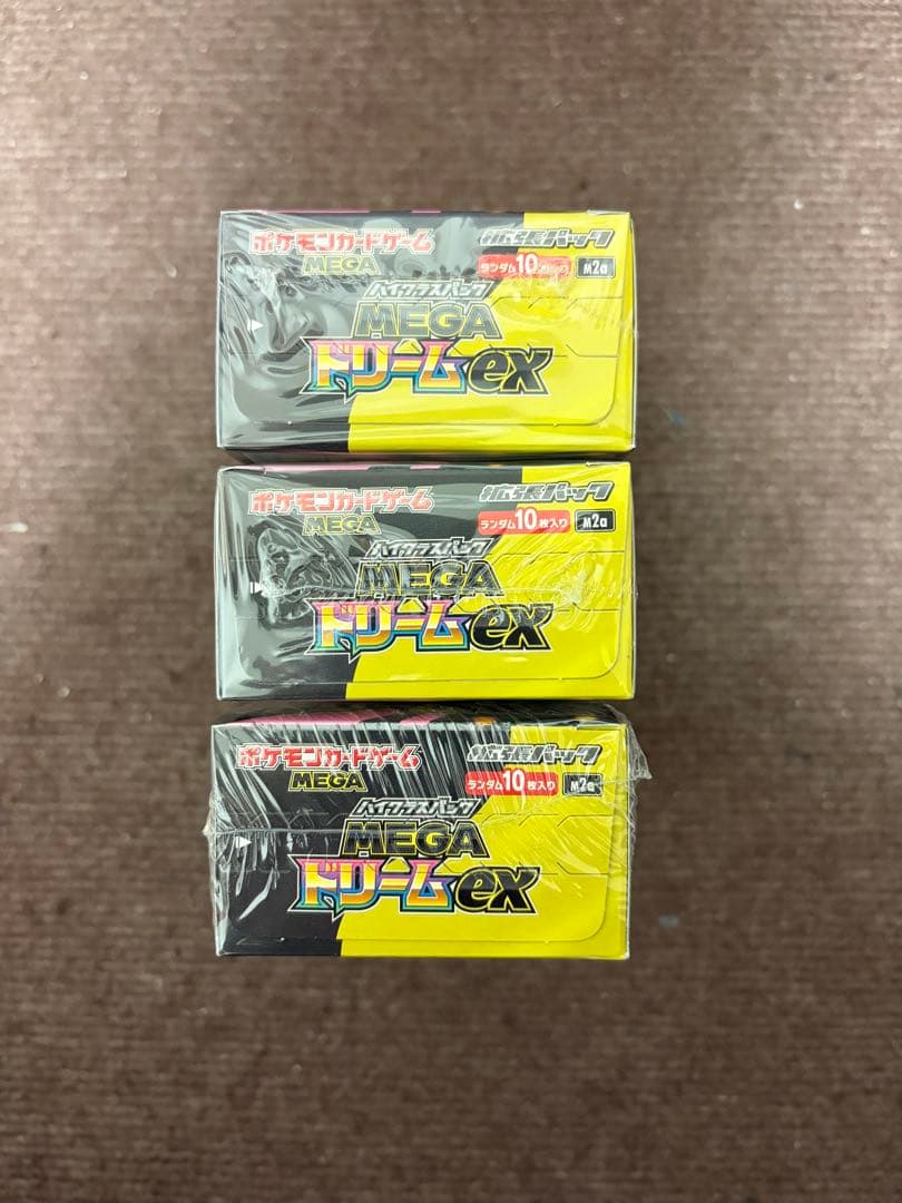 か*リ様 ポケモンカード MEGAドリームex 新品未開封シュリンク付き3ボック