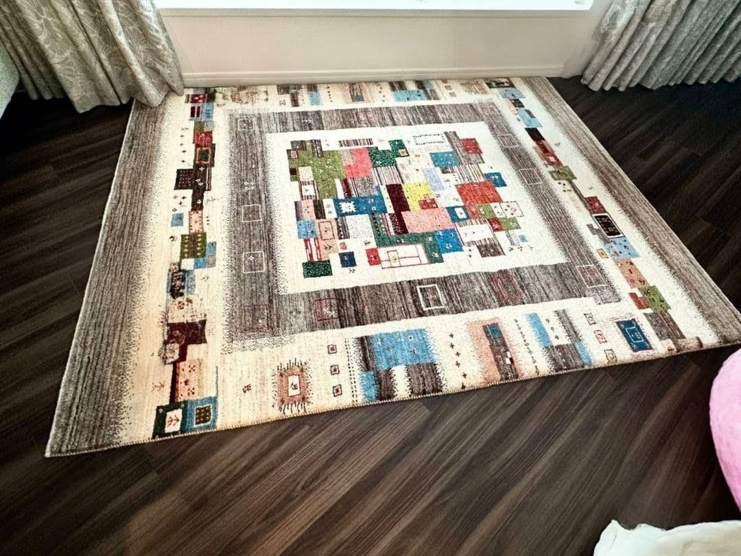 ギャッペ ゾランヴァリギャッベ ラグ カーペット ウール 手織り美品