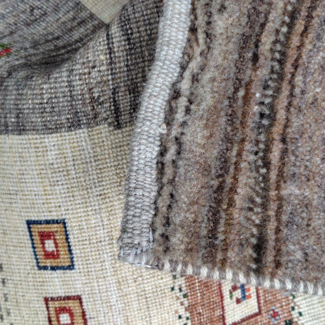 ギャッペ ゾランヴァリギャッベ ラグ カーペット ウール 手織り美品