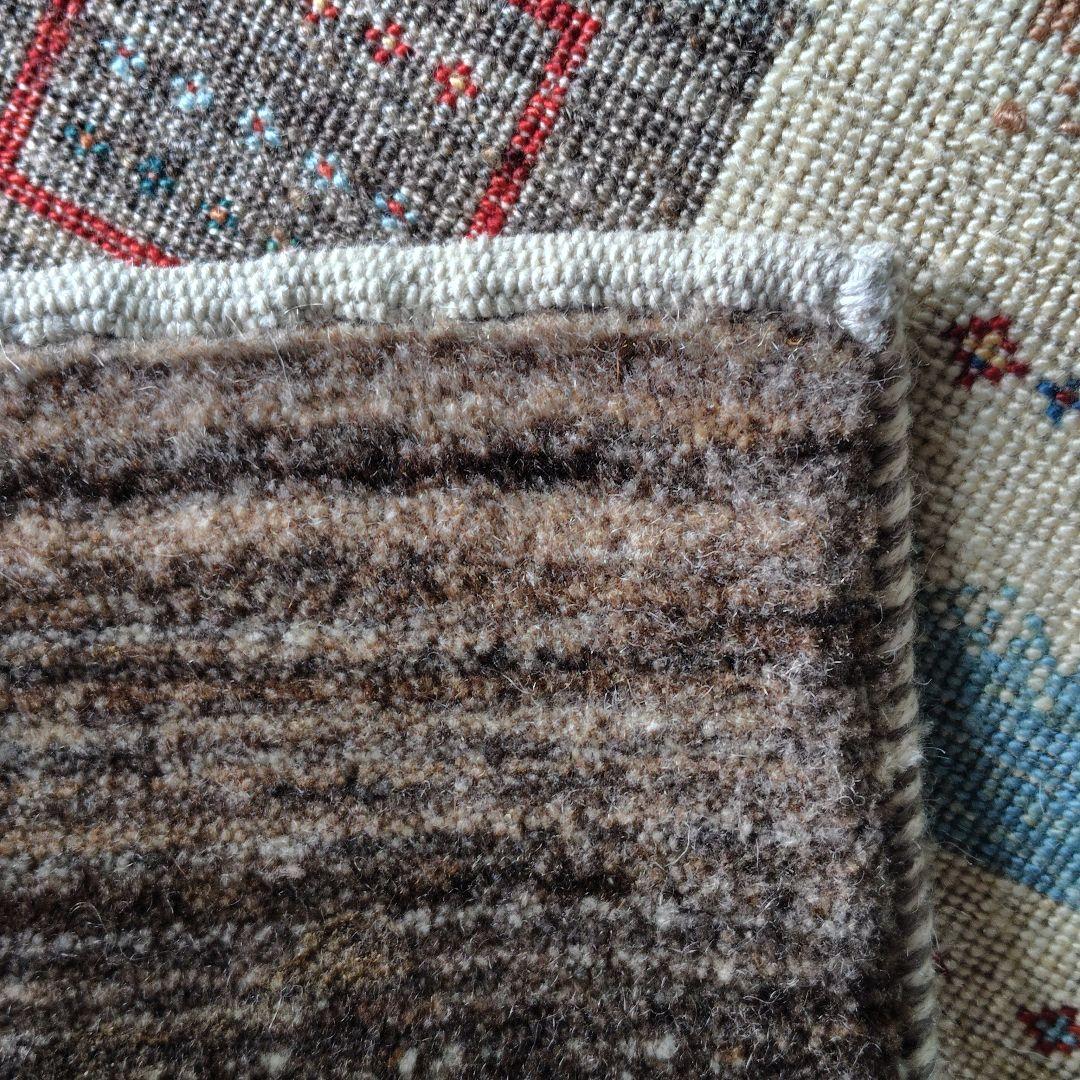 ギャッペ ゾランヴァリギャッベ ラグ カーペット ウール 手織り美品