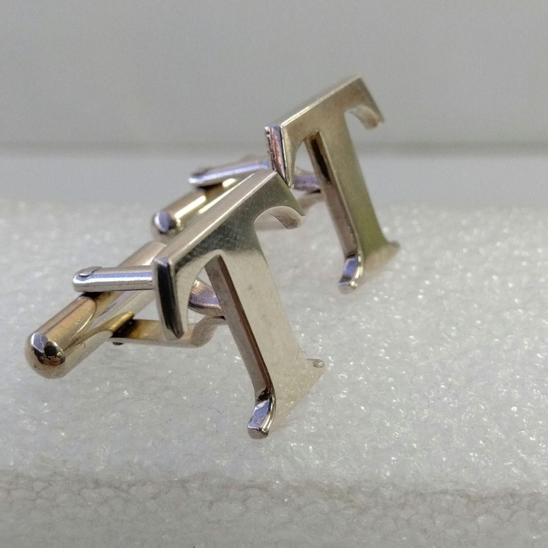 DP3 ティファニー 美品 Tロゴ カフス 925 メンズ カフリンクス